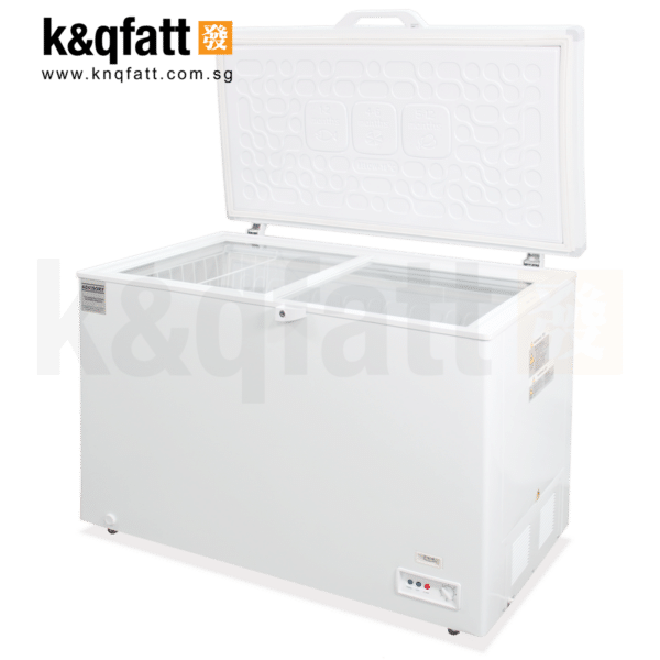 Kerry Chest Freezer 4FT Foam with Sliding Glass Top - Image 3