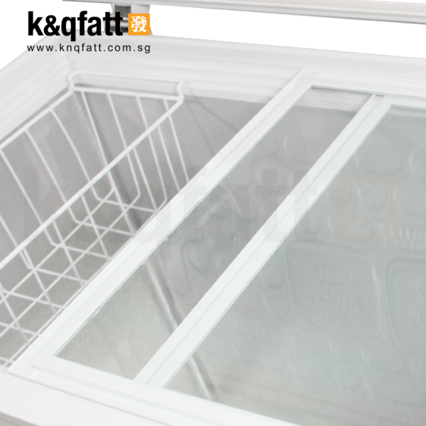 Kerry Chest Freezer 4FT Foam with Sliding Glass Top - Image 5